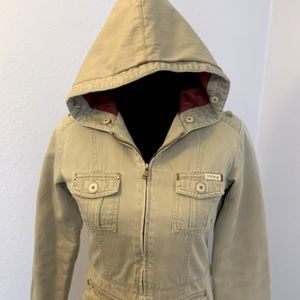 Billabong Hooded Lightweight Quiilted Jacket, Size S